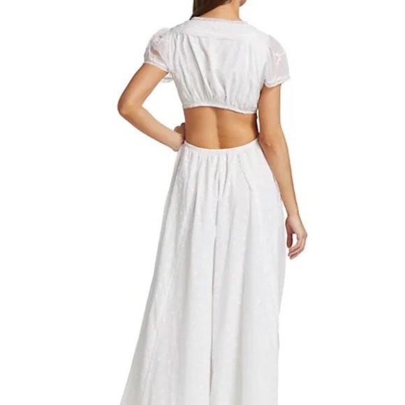 LoveShackFancy NWT White Vania Maxi Dress - Picture 2 of 4